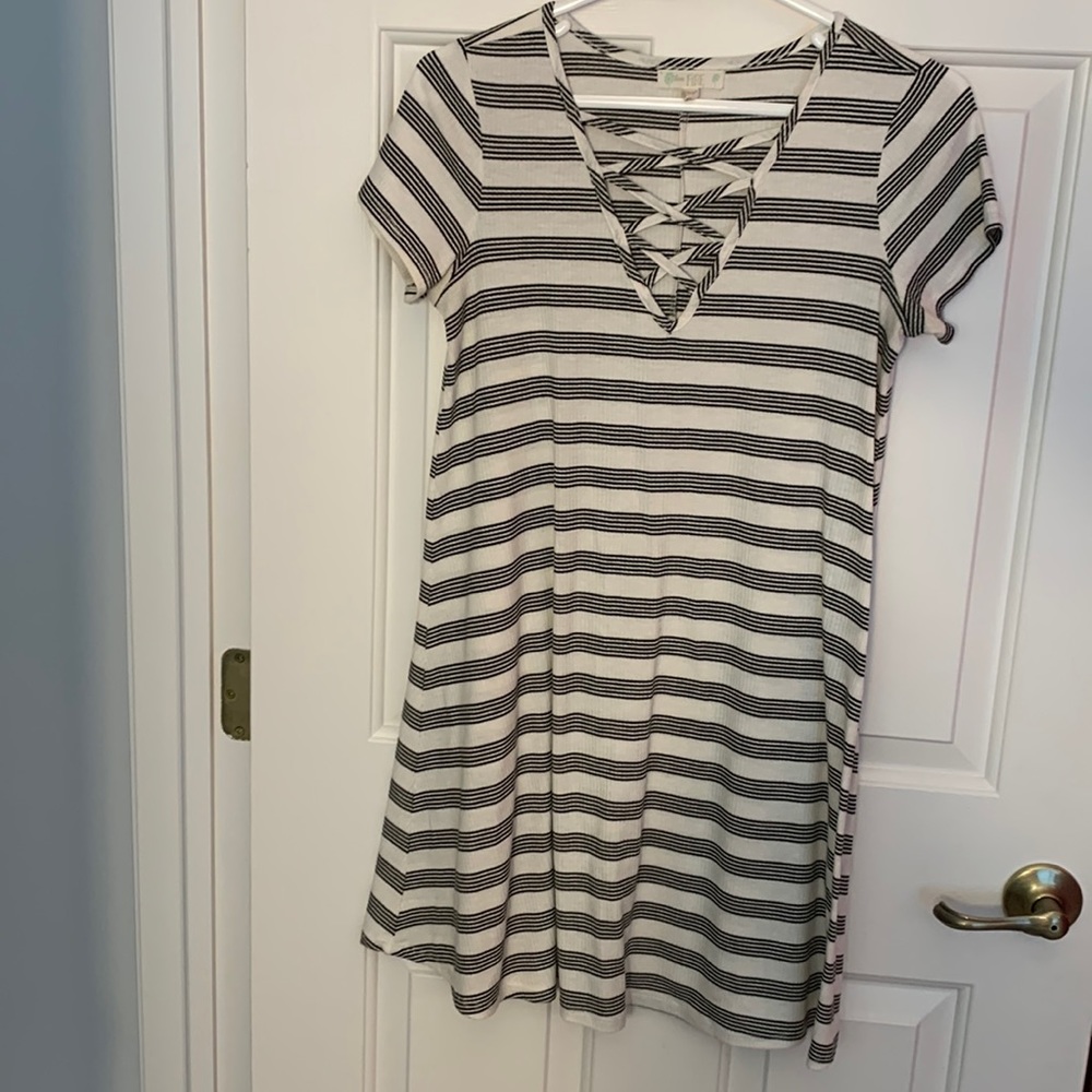 Love, Fire Striped Dress